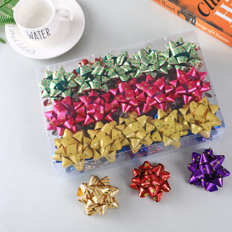 Star Flower Christmas and New Year's Party game props Souvenir gift box Decorative flower pattern Star flower