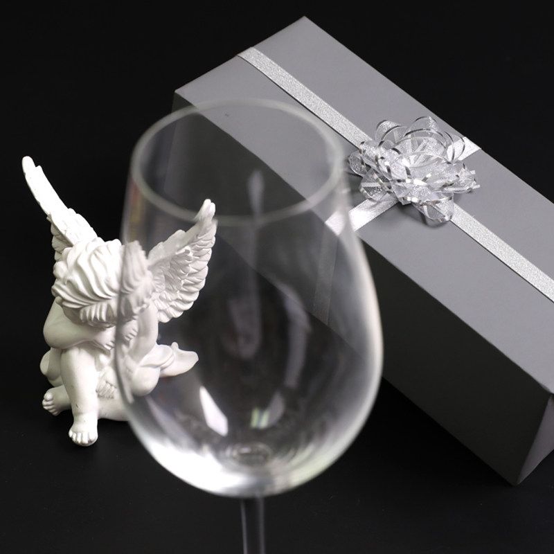 Snow gauze star flower, gold and silver gift box, latte art, Christmas, festival and birthday decoration, semi-circular transparent flower ball detail image 5