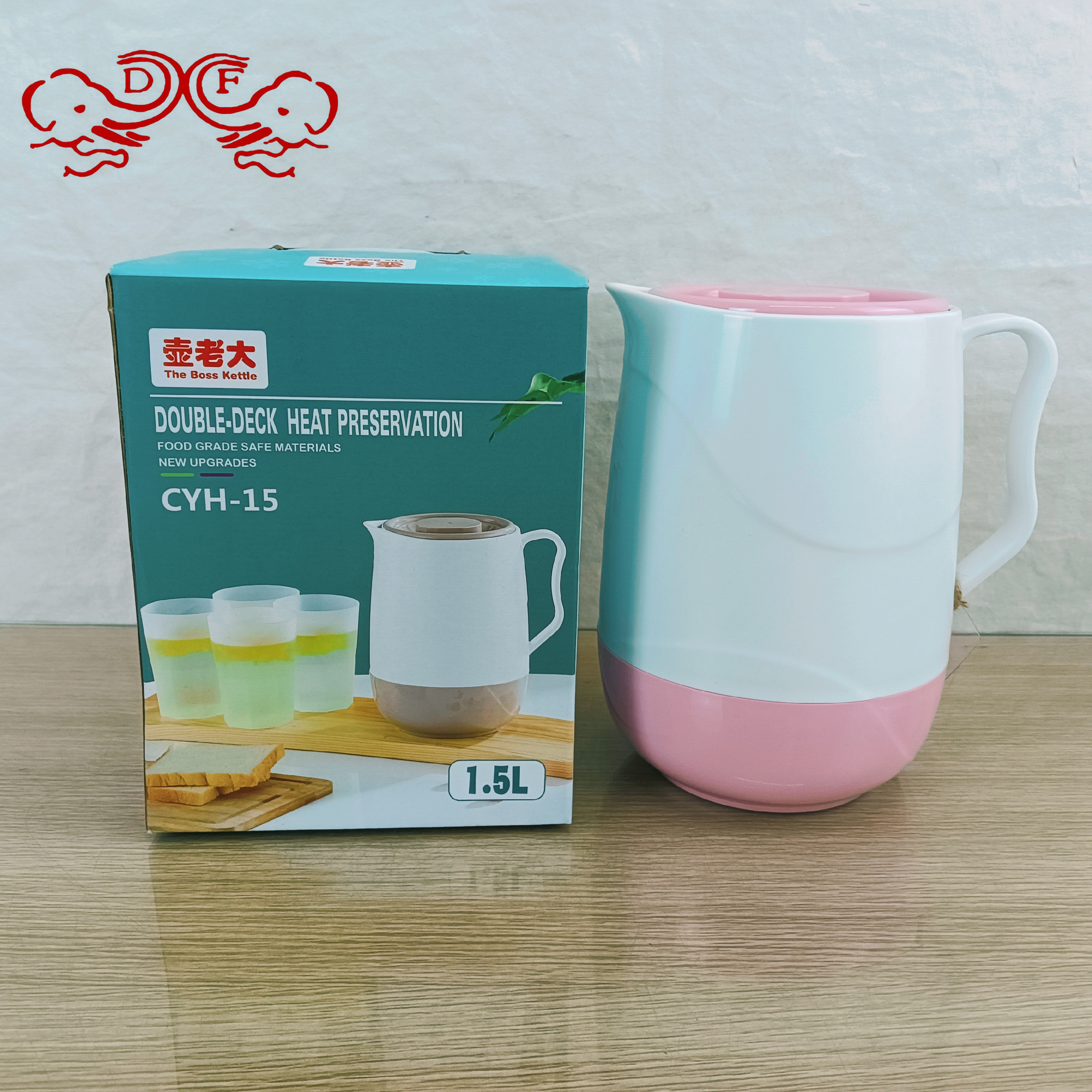 DF99315 Insulated thermos, household thermos, thermos flask, student dormitory thermos flask, large-capacity thermos flask