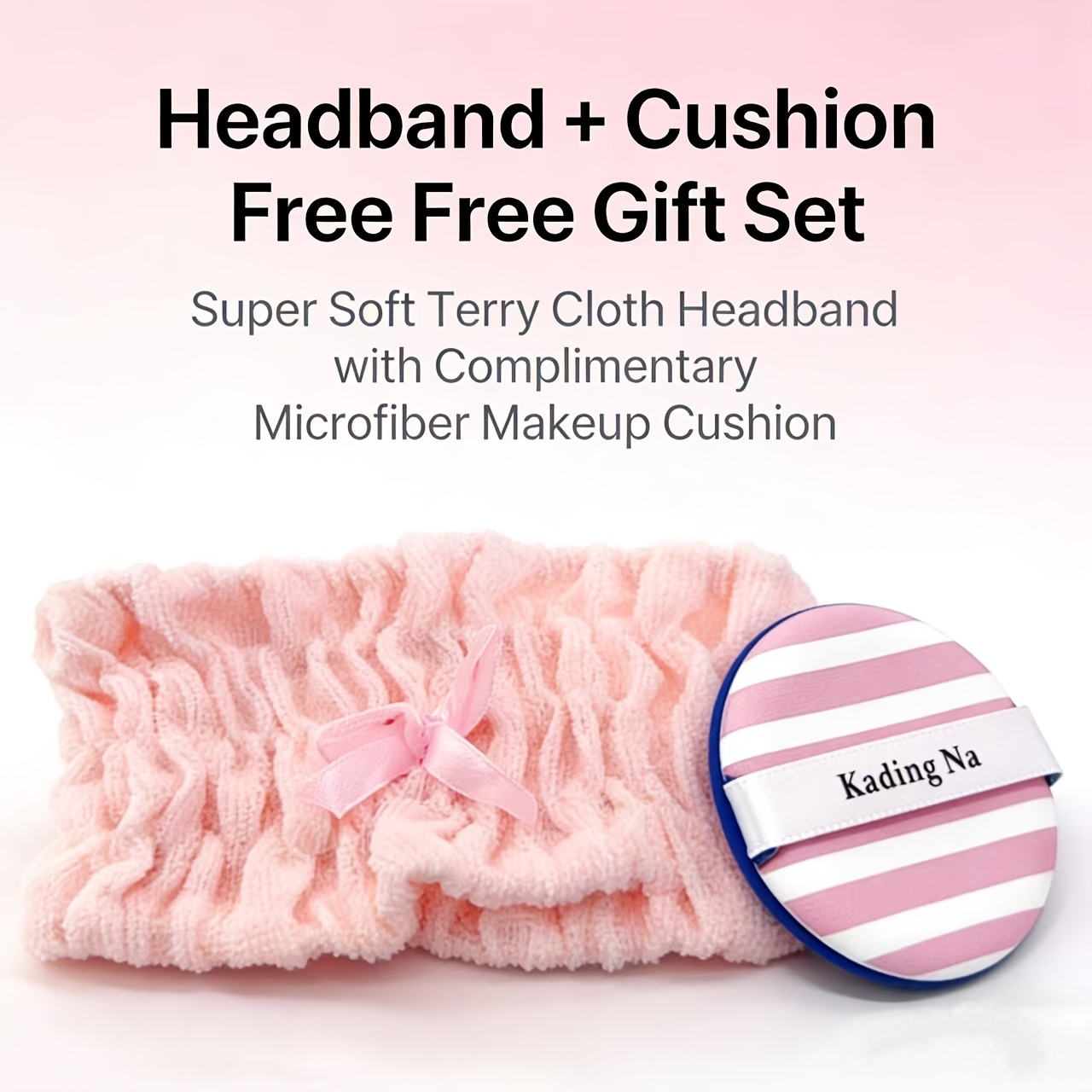 卡丁娜网红爆款洗脸束发带柔软舒适弹力松紧化妆卸妆敷面膜专用发箍加送精美礼品