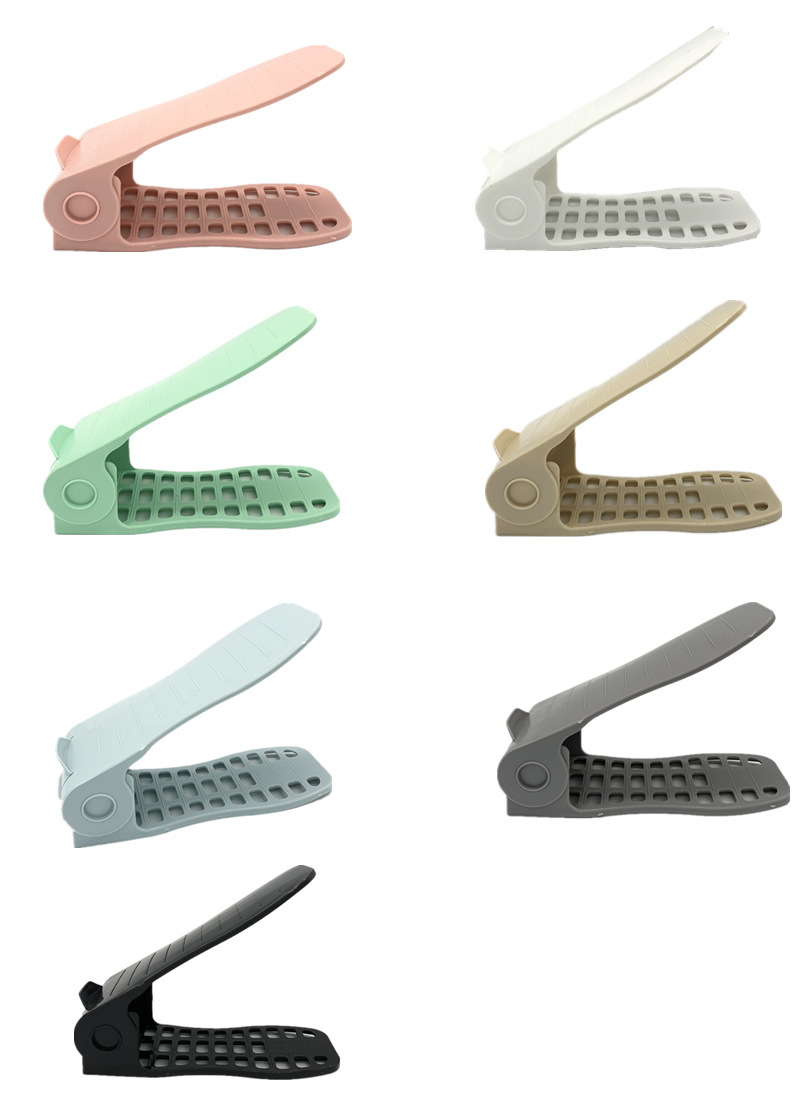 多功能鞋帽架防尘鞋架简易衣架鞋柜鞋盒顶天立地伸缩杆详情图1