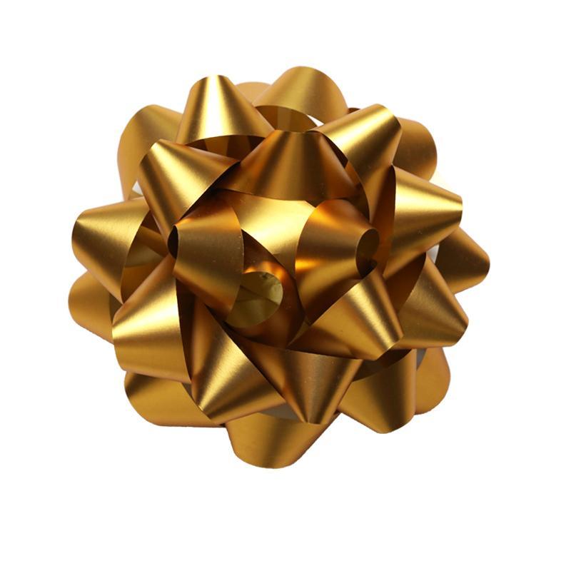 Latte art star flower gift box decoration ball flower Christmas, New Year celebration birthday three-dimensional bow finished product detail image 4