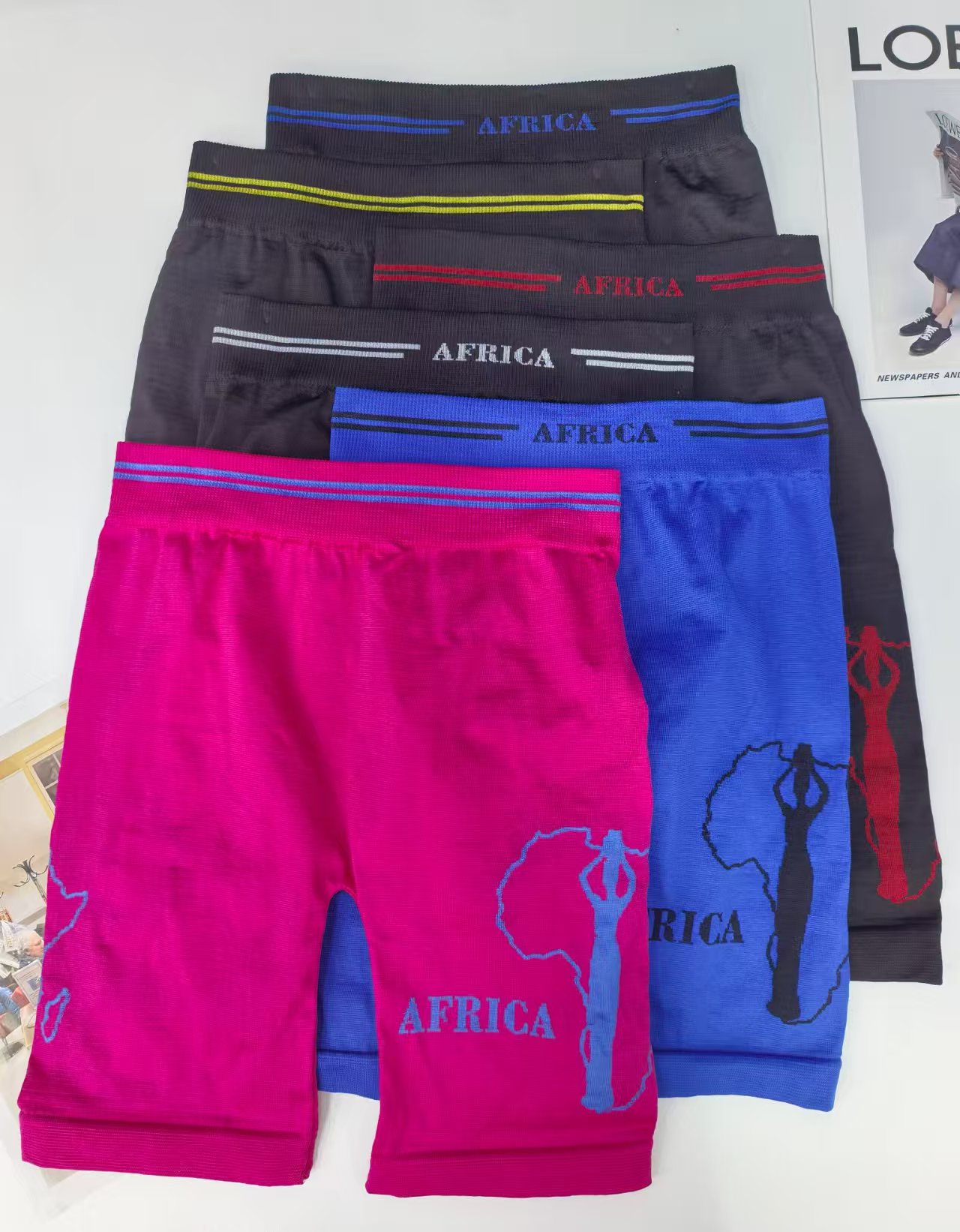 561# Leggings for export to the Middle East and Africa, men's leggings in solid color, contrasting color, letter print decoration, comfortable and breathable, QNI men's leggings full figure