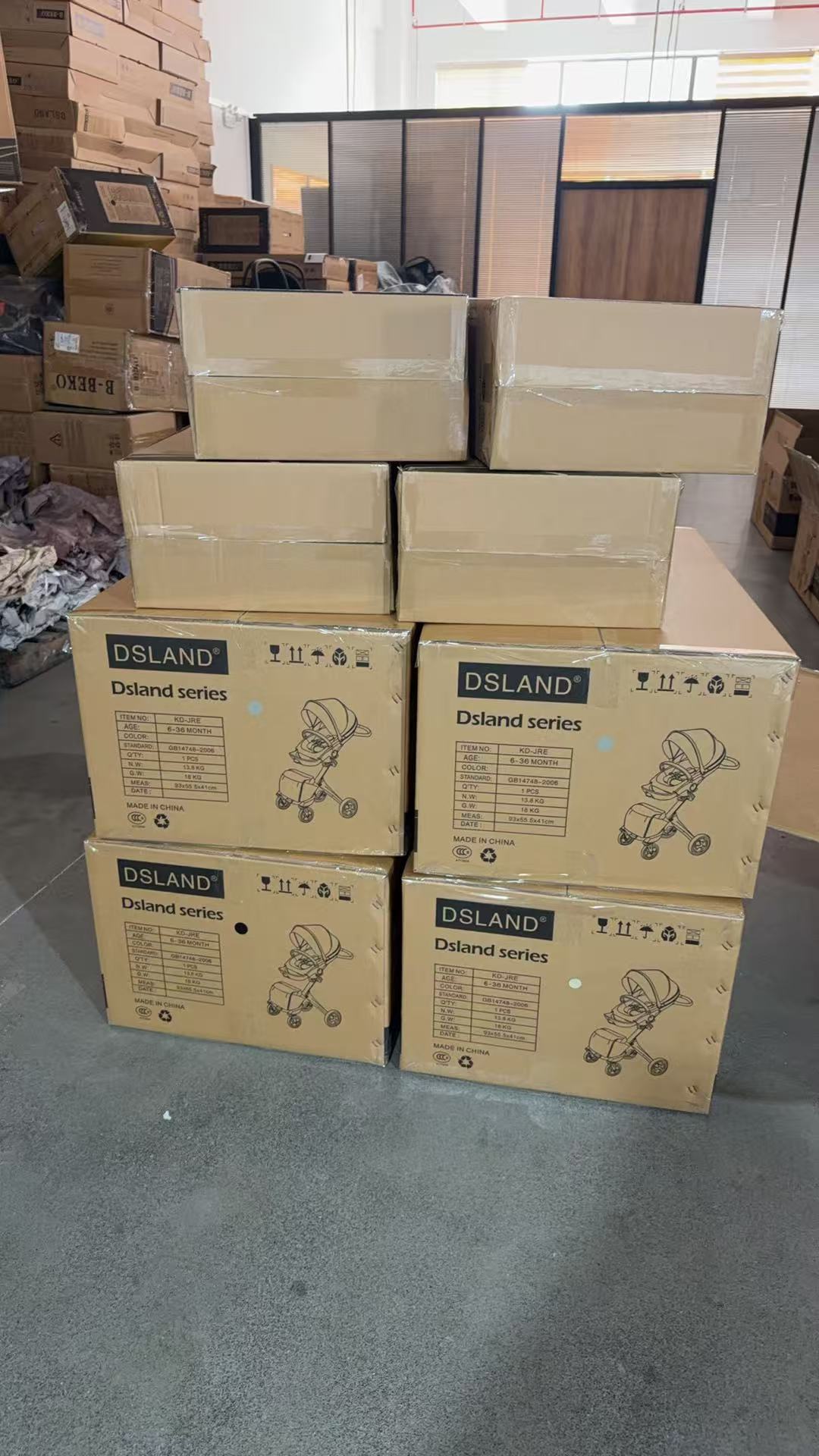 婴儿推车带睡篮二合一推车座椅换向高低可调带妈妈包详情图5