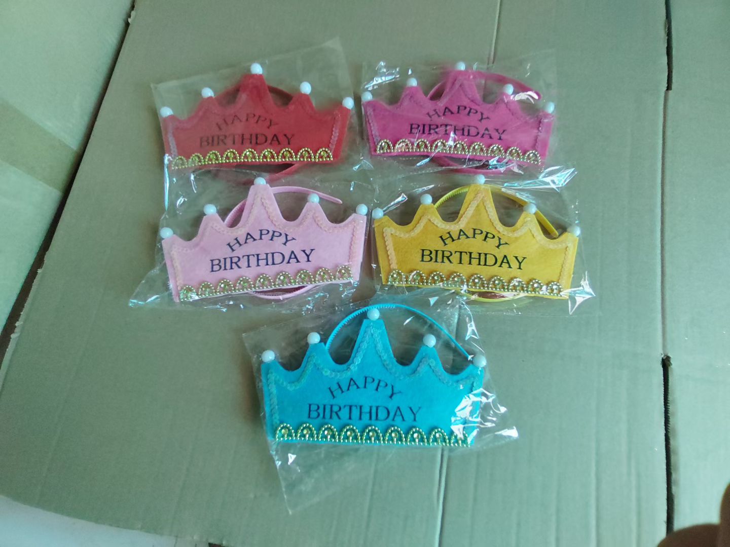 带灯皇冠生日，头扣发光头扣，生日帽子派对头箍日用品百货派对服装详情图2