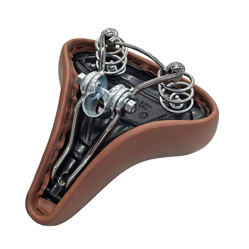 ATX-90 brown saddle thickened bicycle saddle, mountain bike seat cushion saddle, bicycle seat cushion, seat cushion bag Item Picture