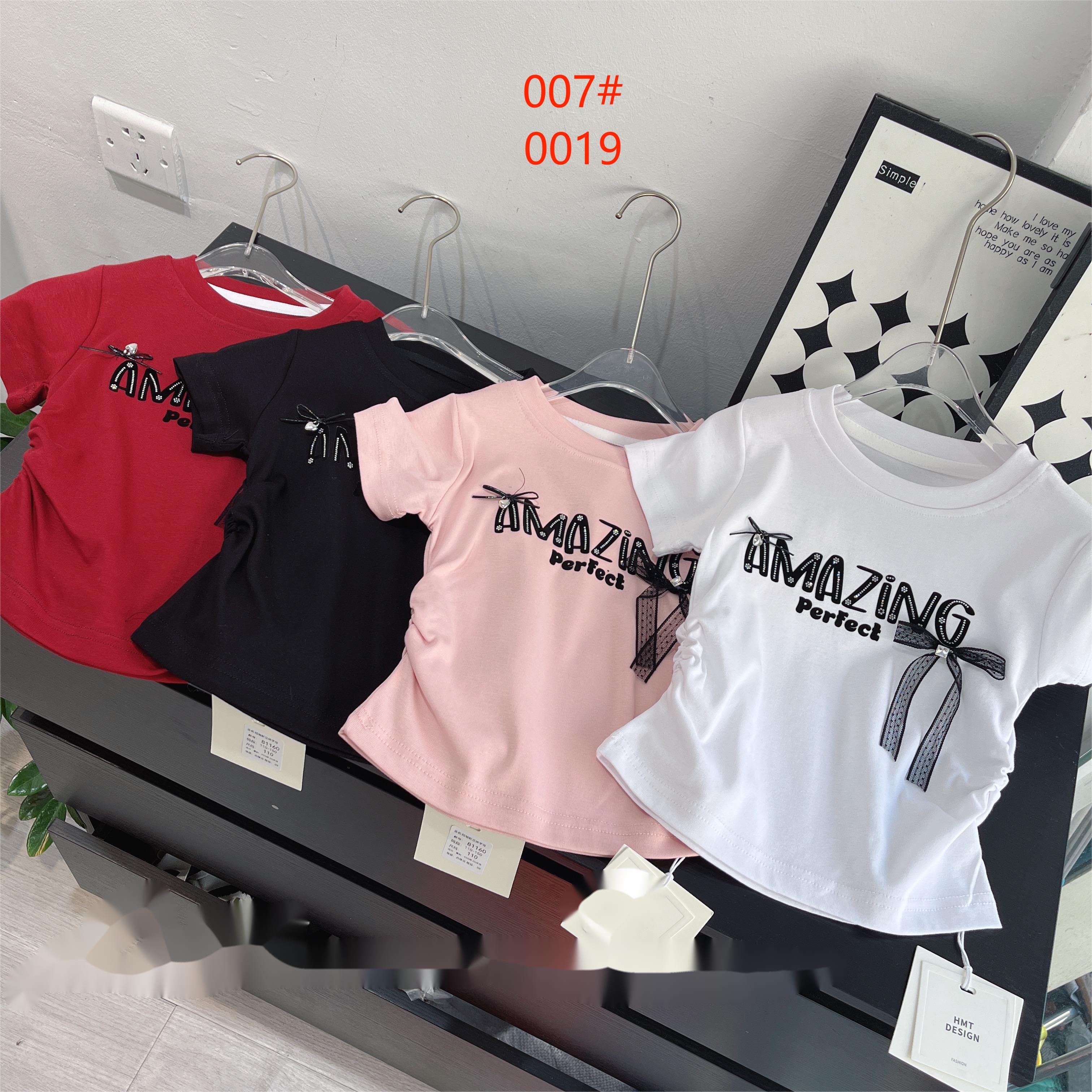 Camiseta niño niña manga corta versión coreana ropa de dibujos animados niño manga corta niño camiseta manga corta Application Scenario