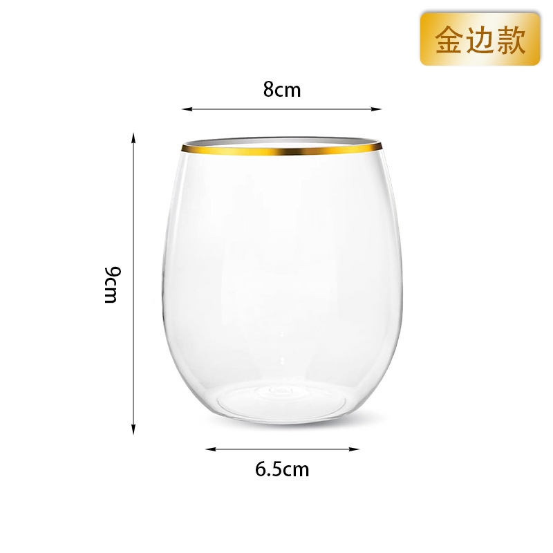 Disposable PET plastic cup 180ml hot drink pot water cup, leak-proof, portable and durable detail image 4