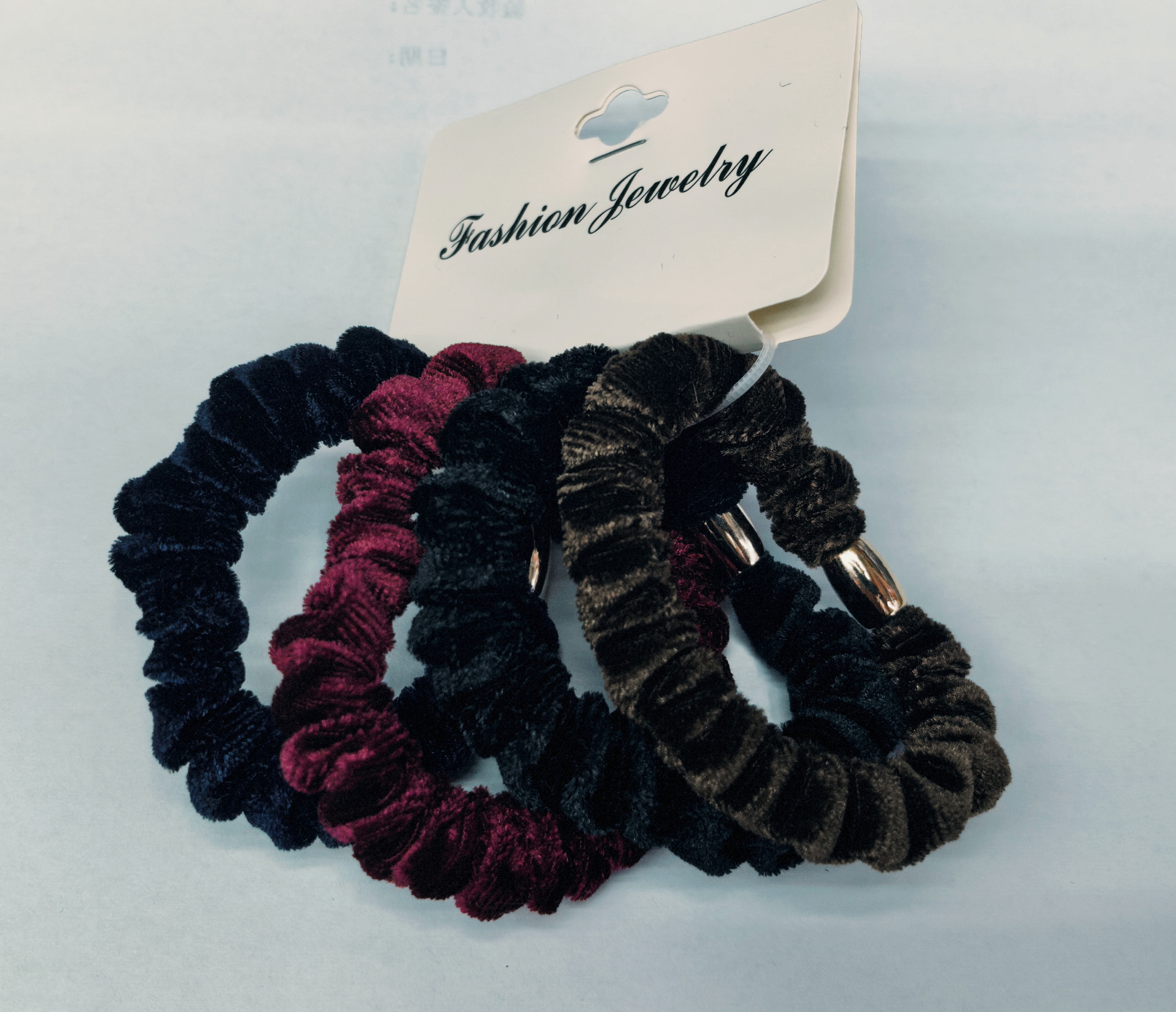 发饰女士拼接时尚皮筋发饰女士拼接韩版韩国头绳