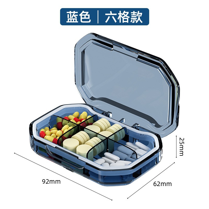 Pill box, plastic storage lunch box, outdoor insulated lunch box bag, dust-proof storage for daily necessities