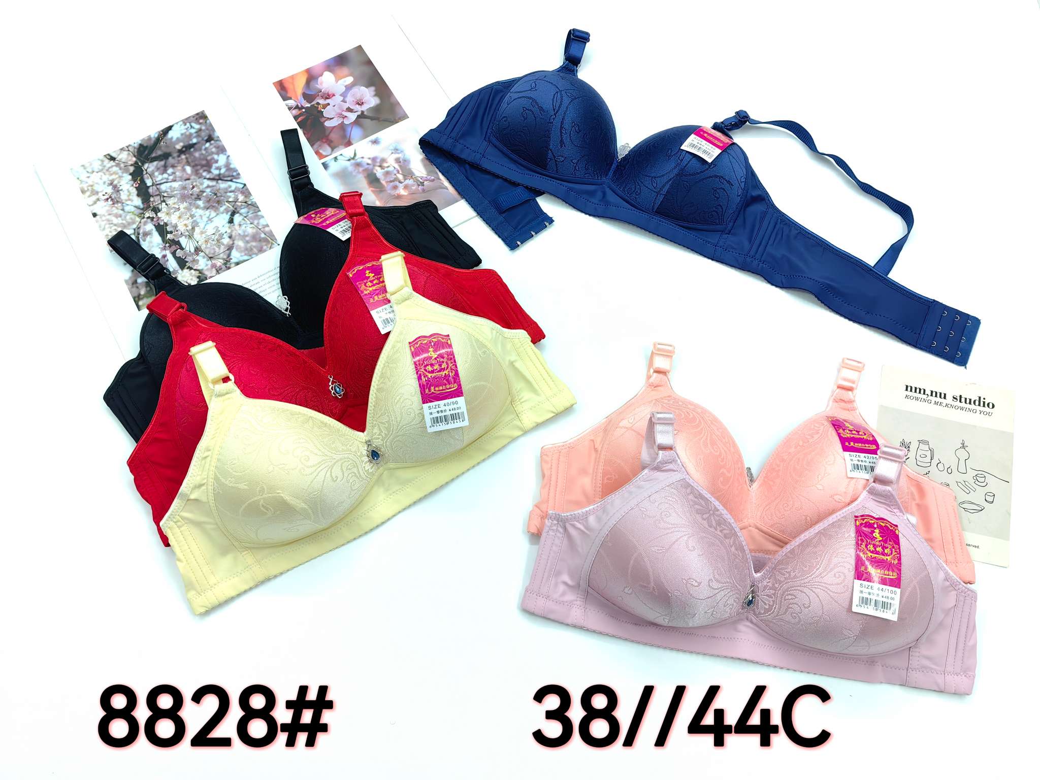 Women's bras, loose women's underwear, cross-border bras, underwear, breathable, comfortable and soft Item Picture