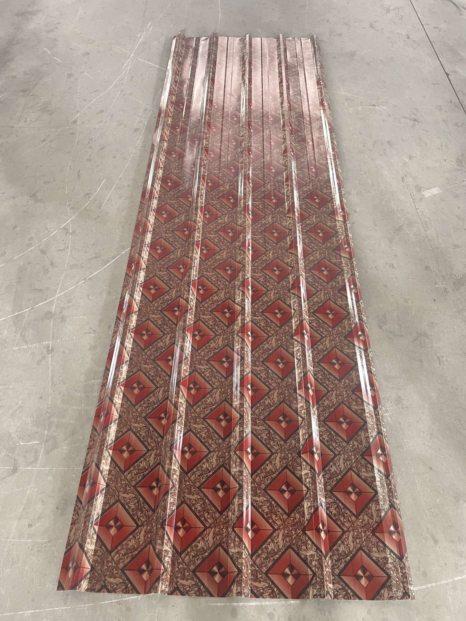 High-quality waterproof color steel coil and color steel tile for building materials, with strong anti-corrosion, wear-resistant and durable properties, and rich colors. Color steel tile, building materials, color steel tile, aluminum detail image 15