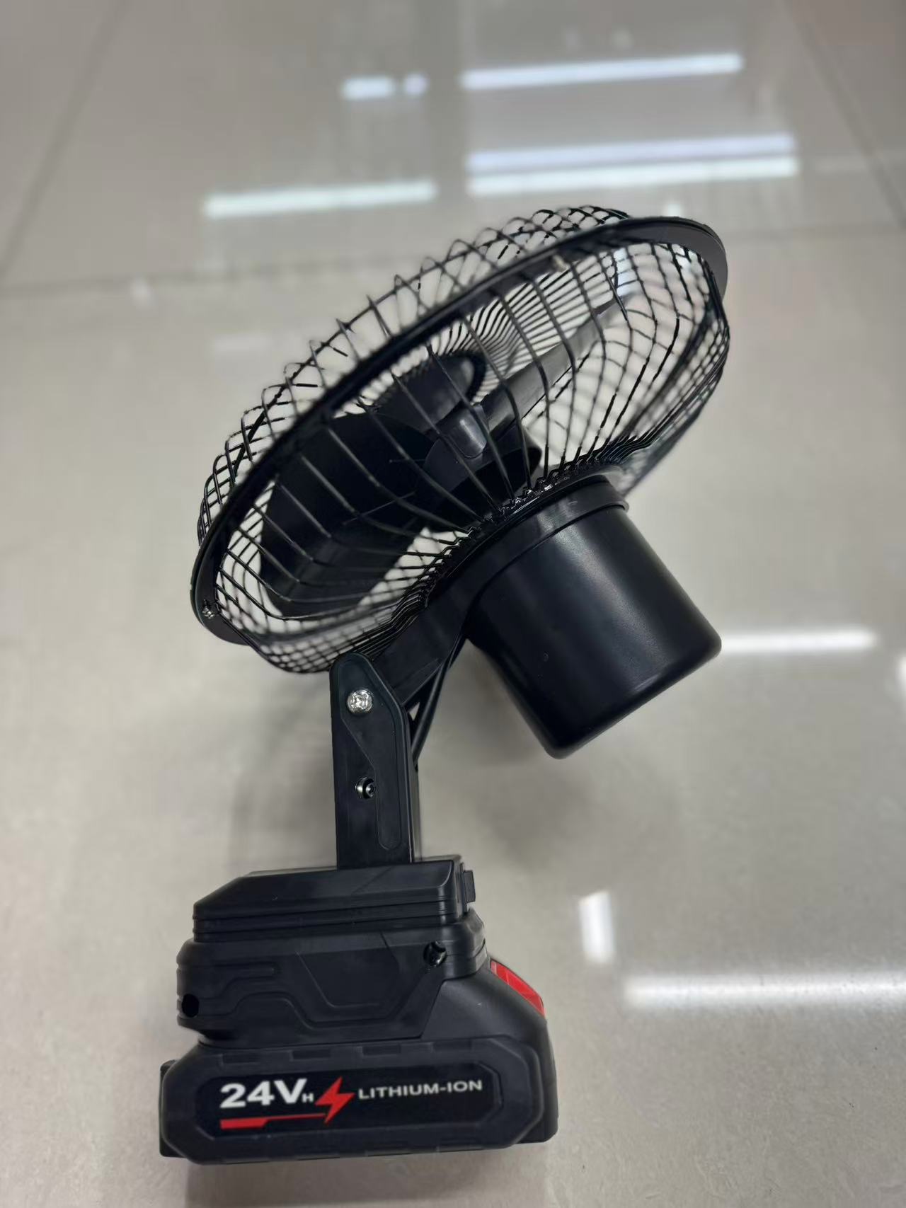 8寸锂电风扇 汽车充电式风扇大功率无线户外风扇便携充电小电器详情4