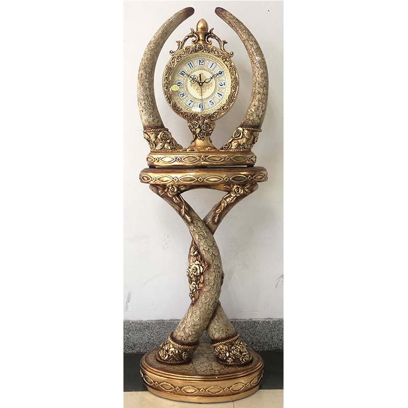 Floor-standing clock, perpetual calendar clock, decorative alarm clock, simple design