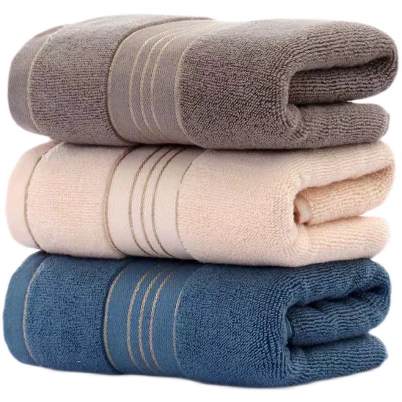 Absorbent general-purpose striped bath towel Item Picture