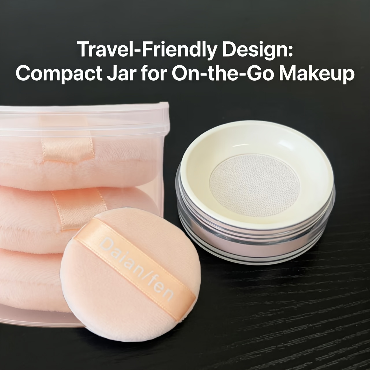 3 枚盒装丝绒粉扑 柔软细腻不吃粉定妆补妆两用 轻薄服帖不卡粉 气垫散粉通用 耐用易清洗 居家出行便携化妆工具