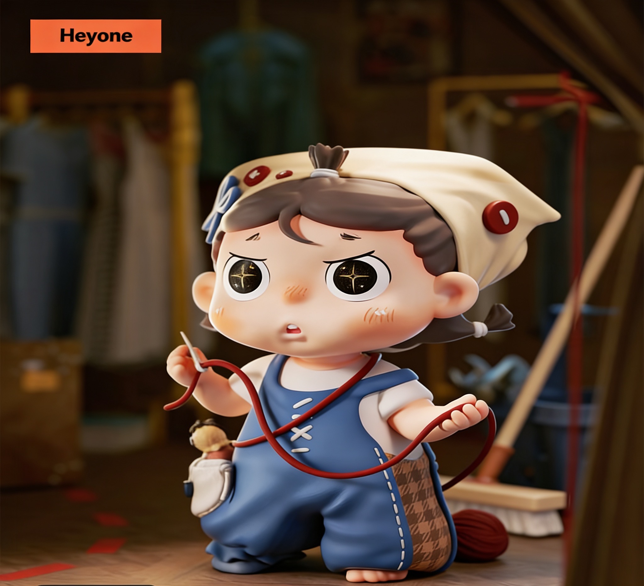 Heatup侦探黛西-片场系列盲盒潮玩手办盲盒