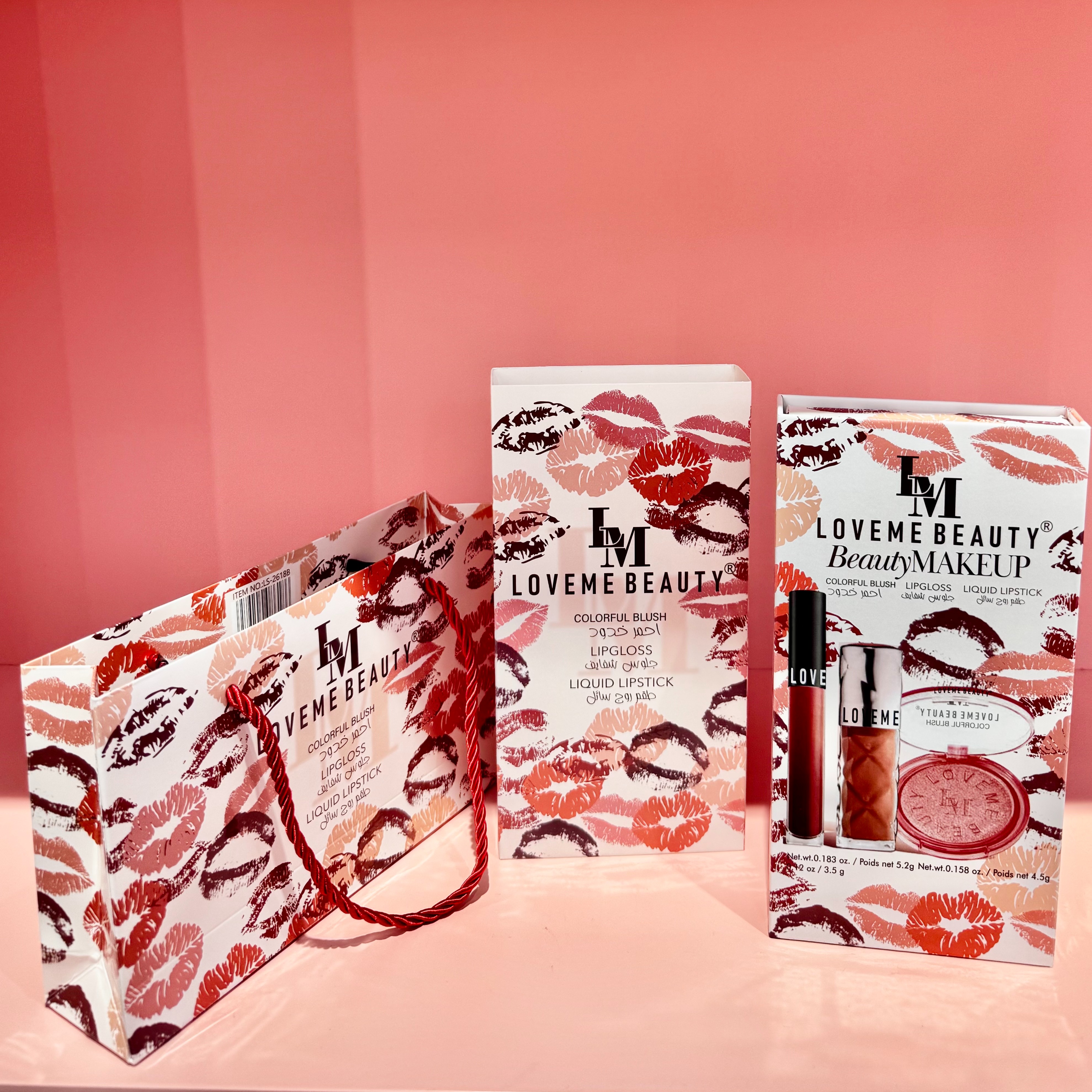 Soft Lip Glaze Blush Lipstick 3-piece Set-Loveme Beauty 口红套盒