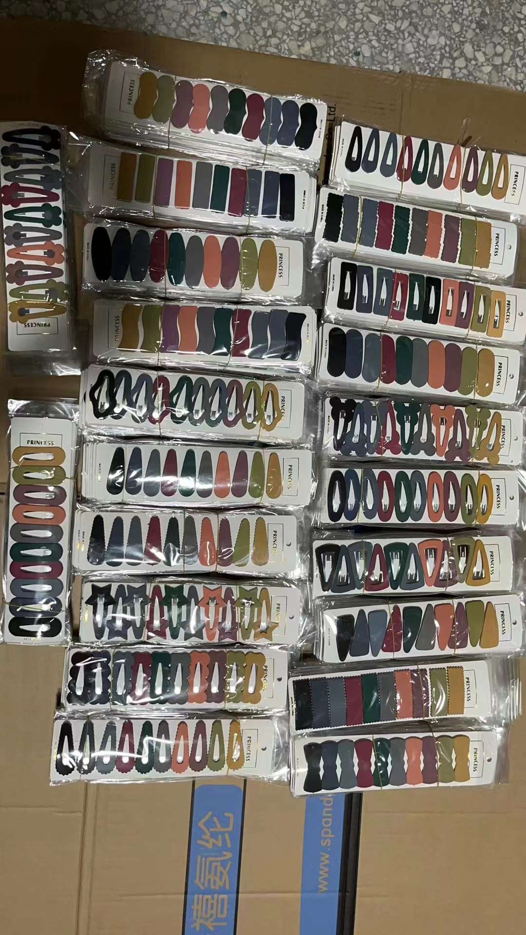 韩版ins小女生可爱刘海夹磨砂BB夹甜美彩色水滴方形碎发儿童边夹发卡