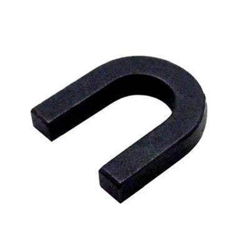 黑色U形磁铁主体磁吸橡胶软磁片磁钢材料