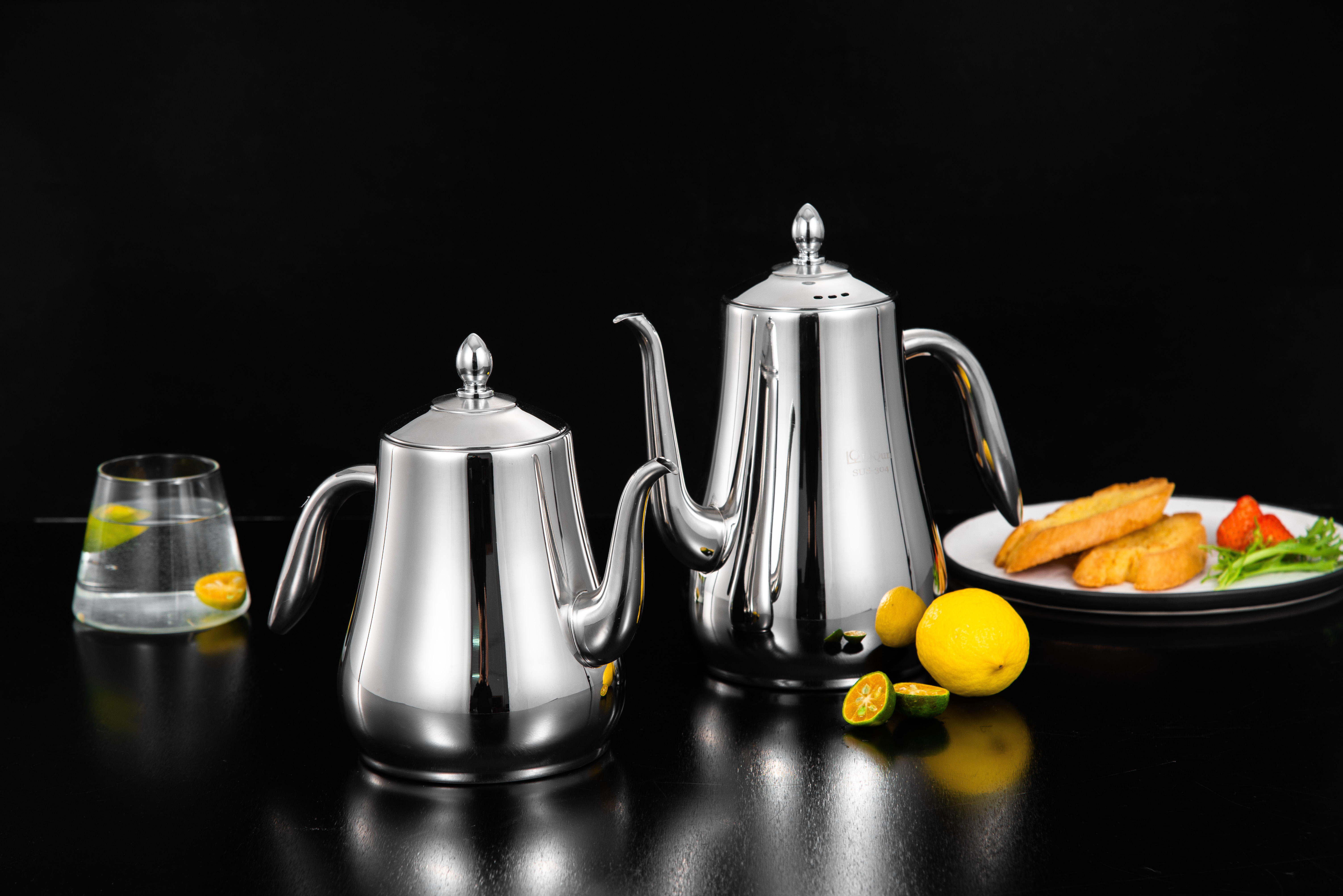 304不锈钢水壶、鸣音壶烧水壶咖啡壶 可带滤网长细嘴详情1