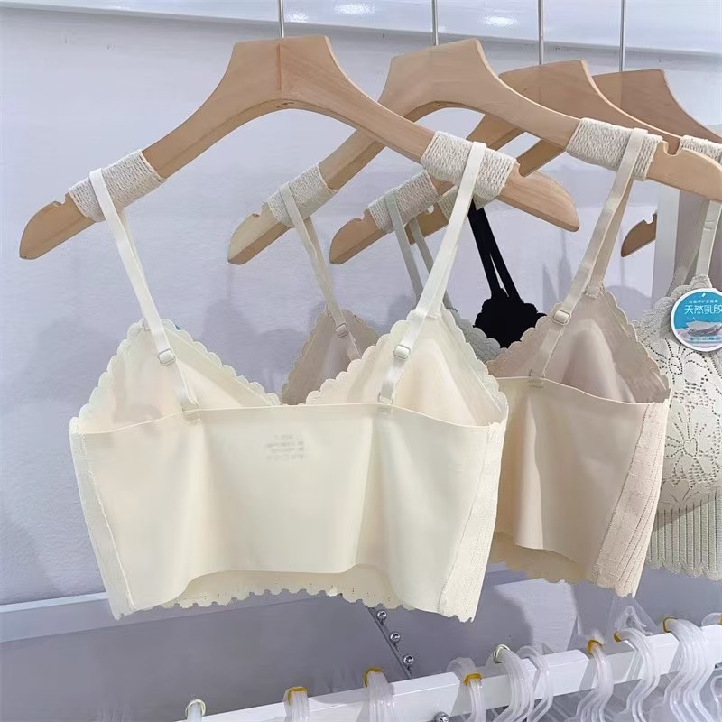 011# Export to the Middle East and Africa Women's Seamless Bra, Women's lace backrest beauty one-piece bra, comfortable, breathable and chor-hugging QNI Specification drawing