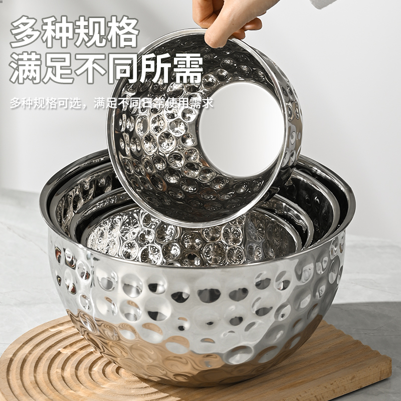 胶底不锈钢盆/不锈钢盆产品图