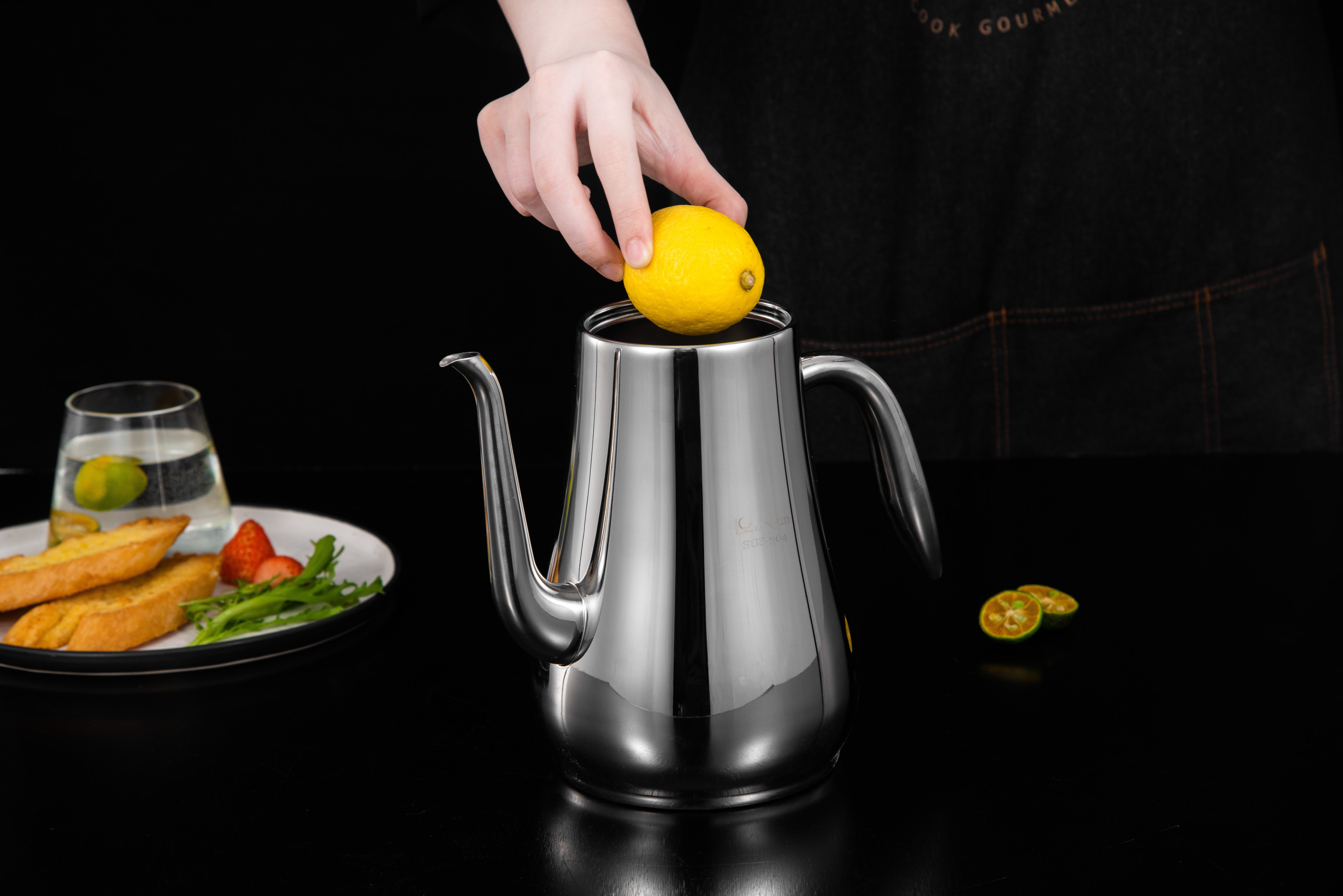 304不锈钢水壶、鸣音壶烧水壶咖啡壶 可带滤网长细嘴详情2