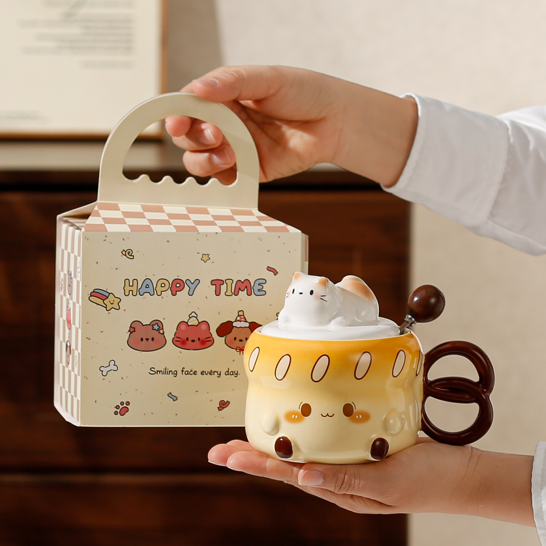 陶瓷/杯子/陶瓷杯/保温杯/陶瓷马克杯细节图