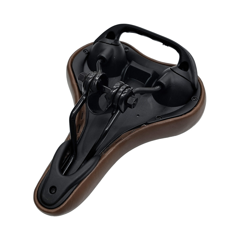 ATX-2685 Brown hand-held saddle, thickened bicycle saddle, mountain bike seat cushion saddle, bicycle seat cushion, seat cushion bag pic 7