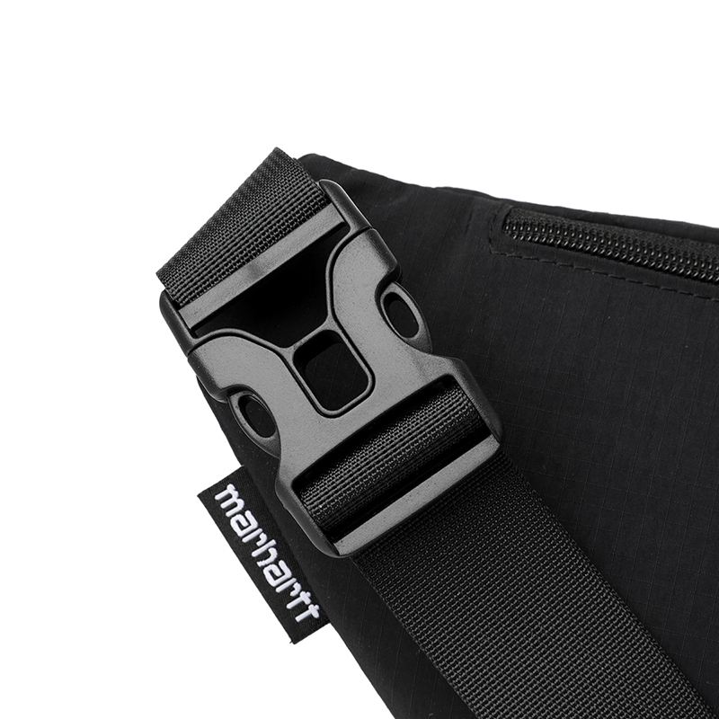 黑色摩托车腰包男士皮带自动扣皮带扣主体腰包轻便旅行防偷随身小包详情5