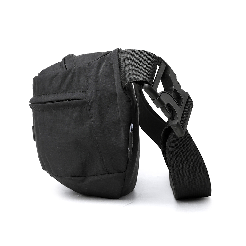 黑色摩托车腰包男士皮带自动扣皮带扣主体腰包轻便旅行防偷随身小包详情1