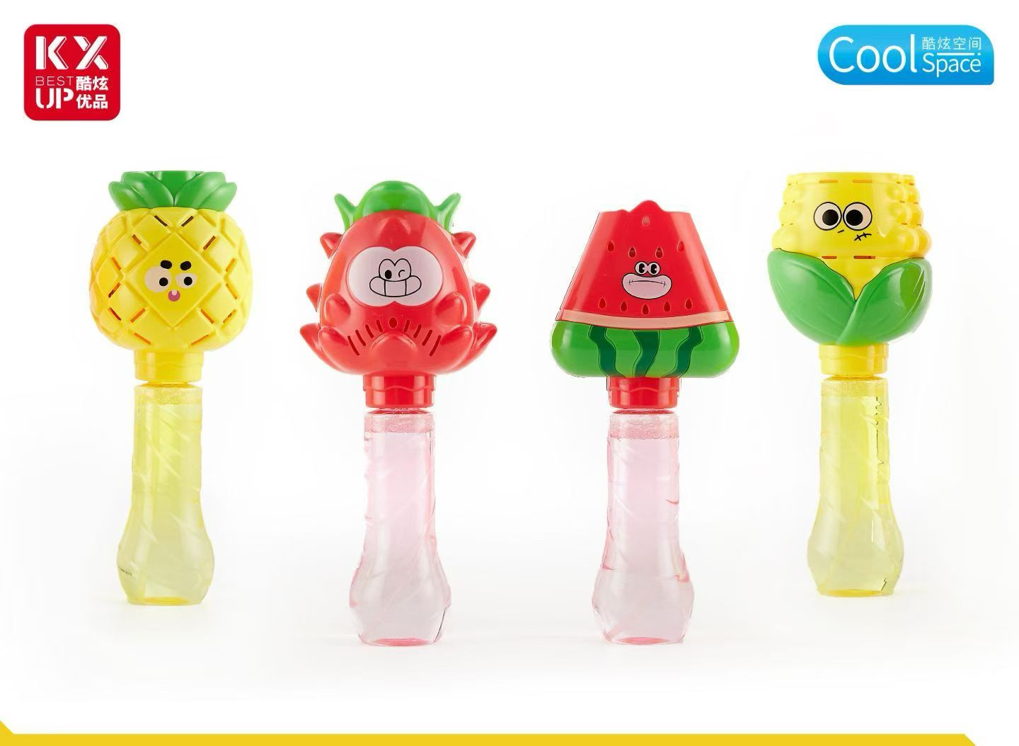Children's summer cartoon bubble machine, bubble toys, bubble water, traditional sports and leisure toys details Picture