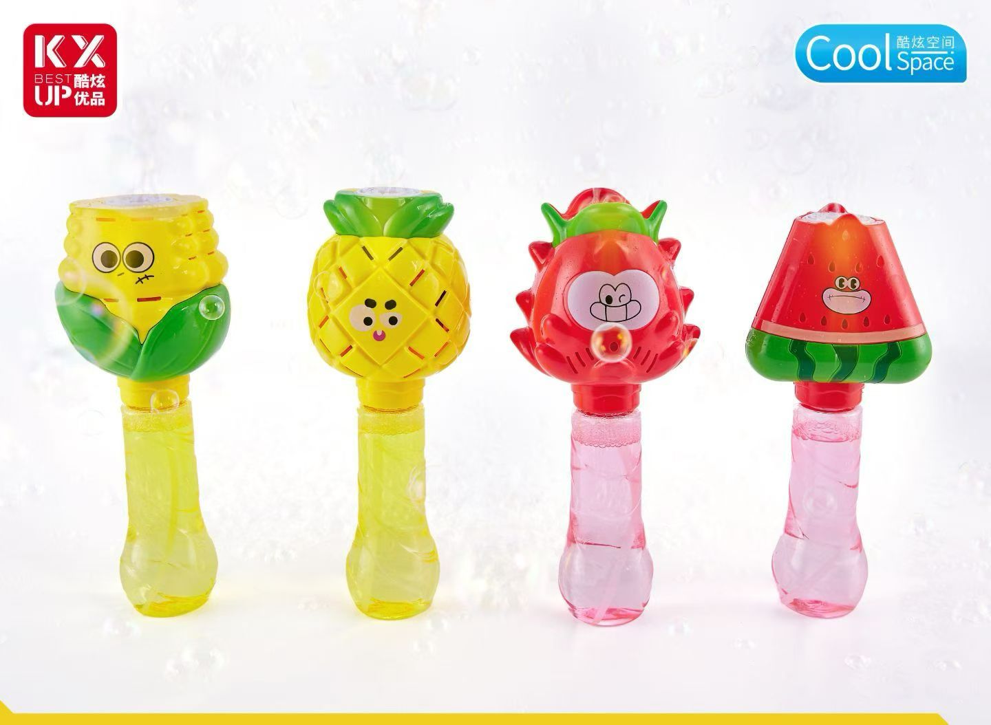 Children's summer cartoon bubble machine, bubble toys, bubble water, traditional sports and leisure toys Item Picture