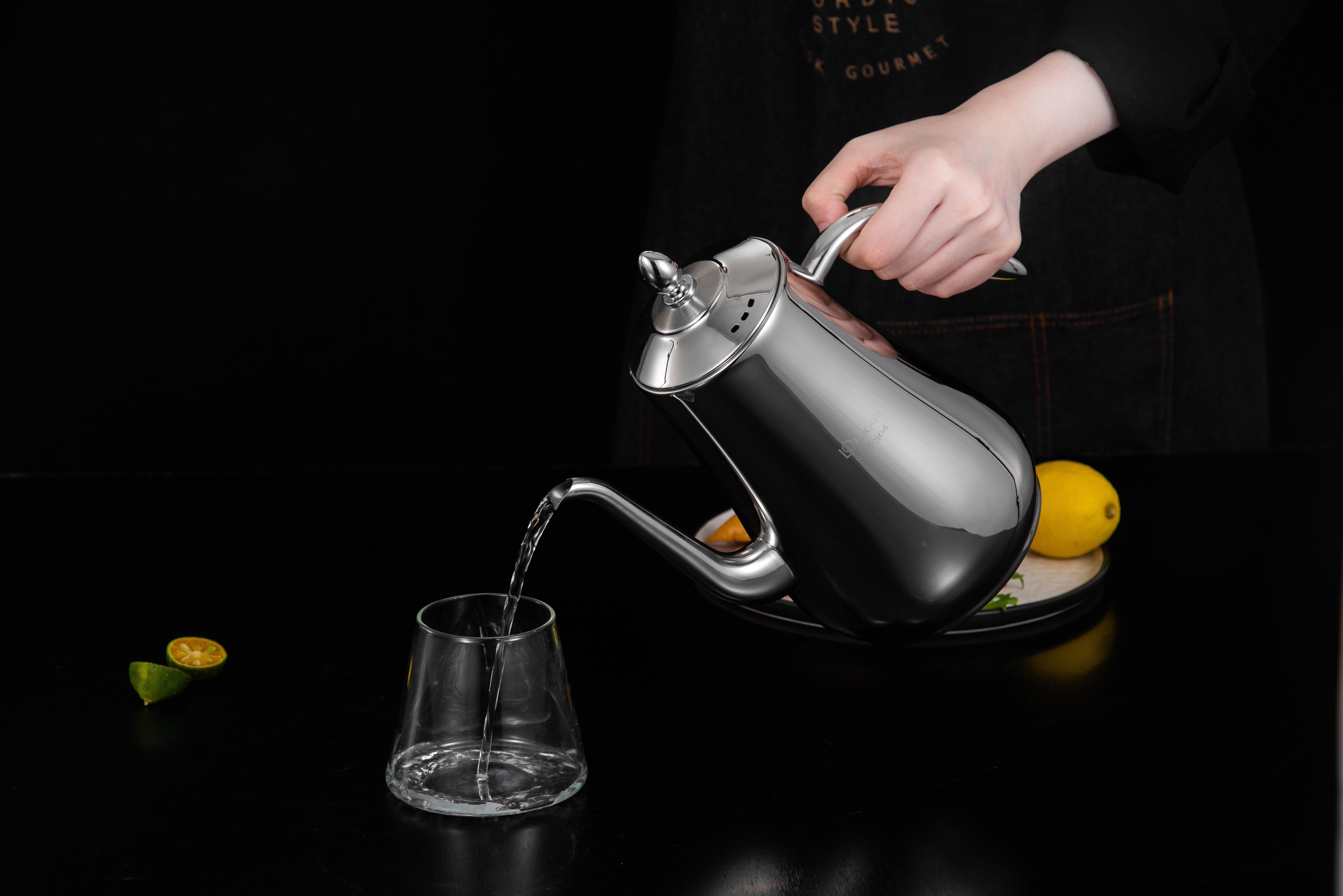 304不锈钢水壶、鸣音壶烧水壶咖啡壶 可带滤网长细嘴详情3