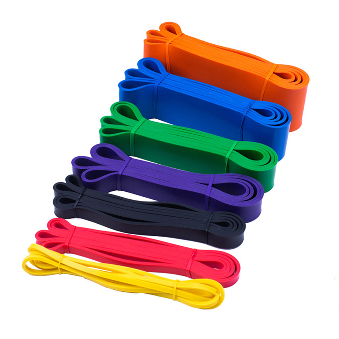 High-strength rebound resistance band, thickened training band, fitness equipment, resistance training, multi-functional resistance band, elastic band, fitness training, pectoral muscle resistance band, strength training, portable yoga, physical fitness Application Scenario