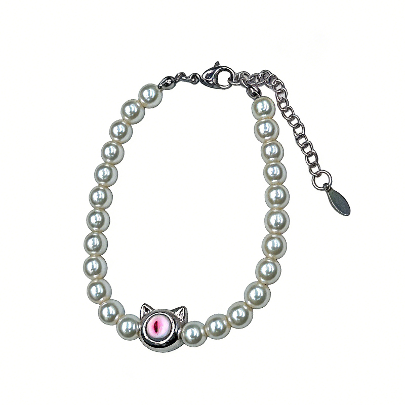 手链/红绳/珍珠手链/水晶手链/水晶能量手串白底实物图