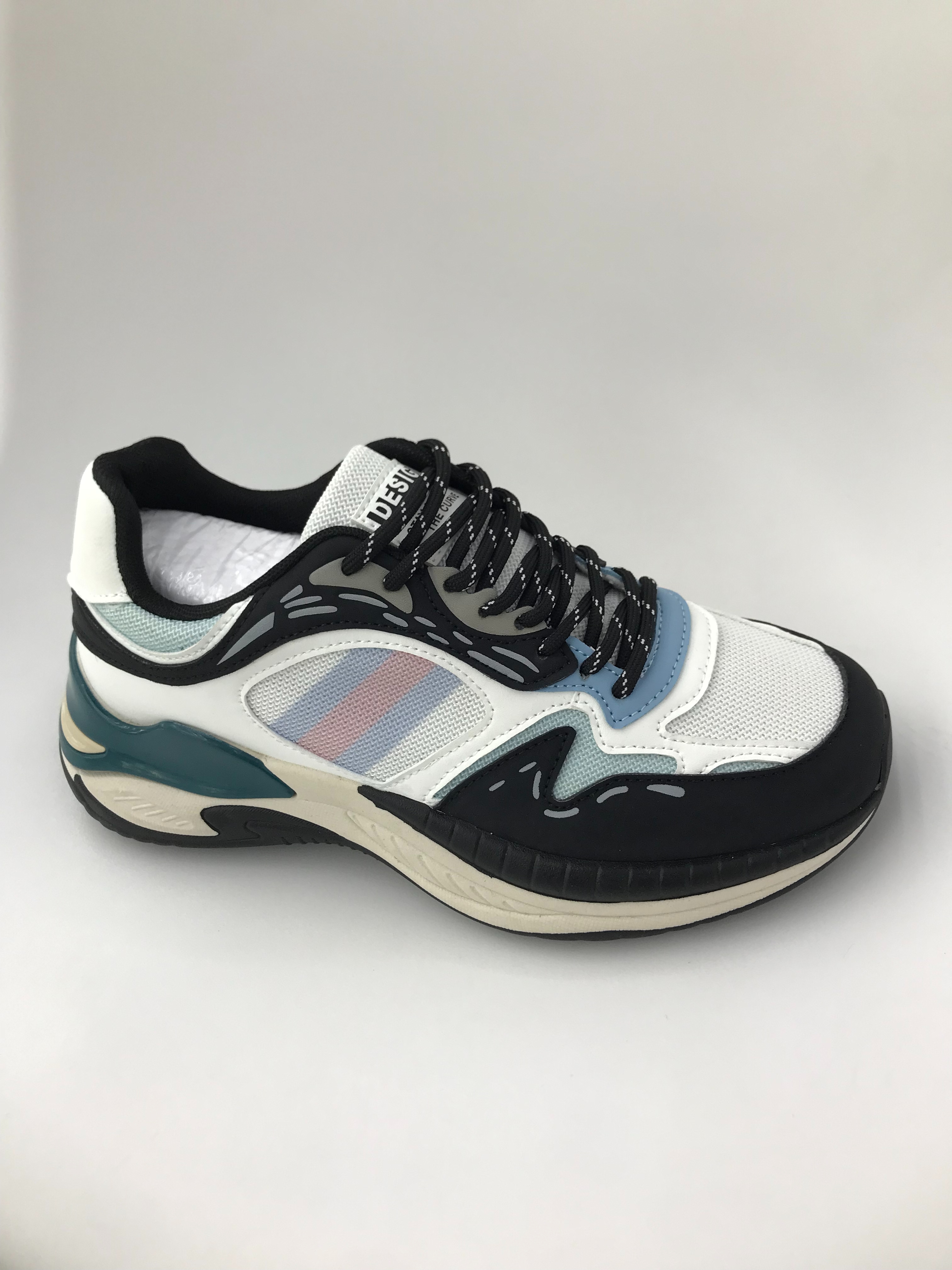 The sports shoes series of Putian shoes are lightweight, breathable, shock-absorbing and anti-slip Specification drawing