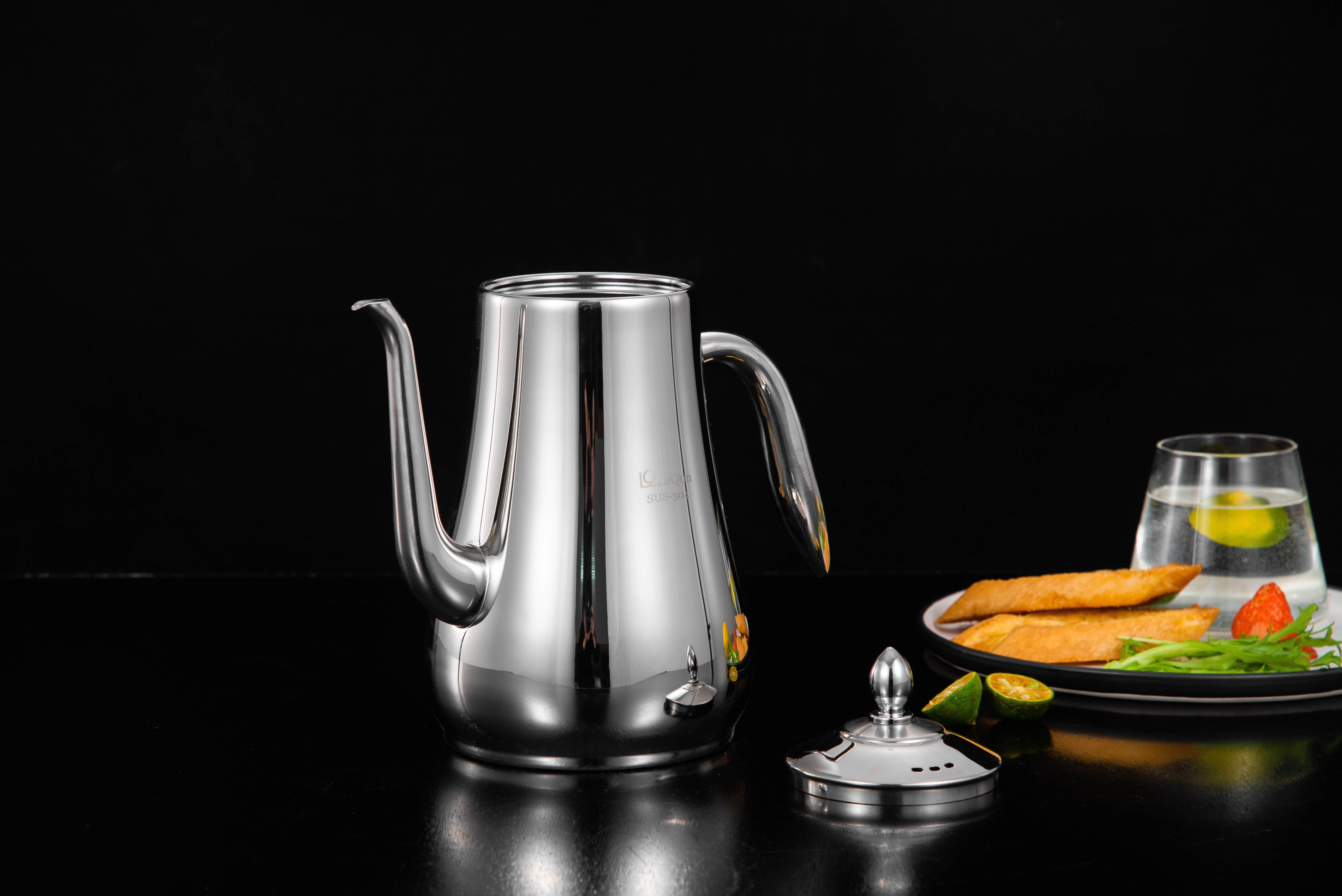 304不锈钢水壶、鸣音壶烧水壶咖啡壶 可带滤网长细嘴详情12