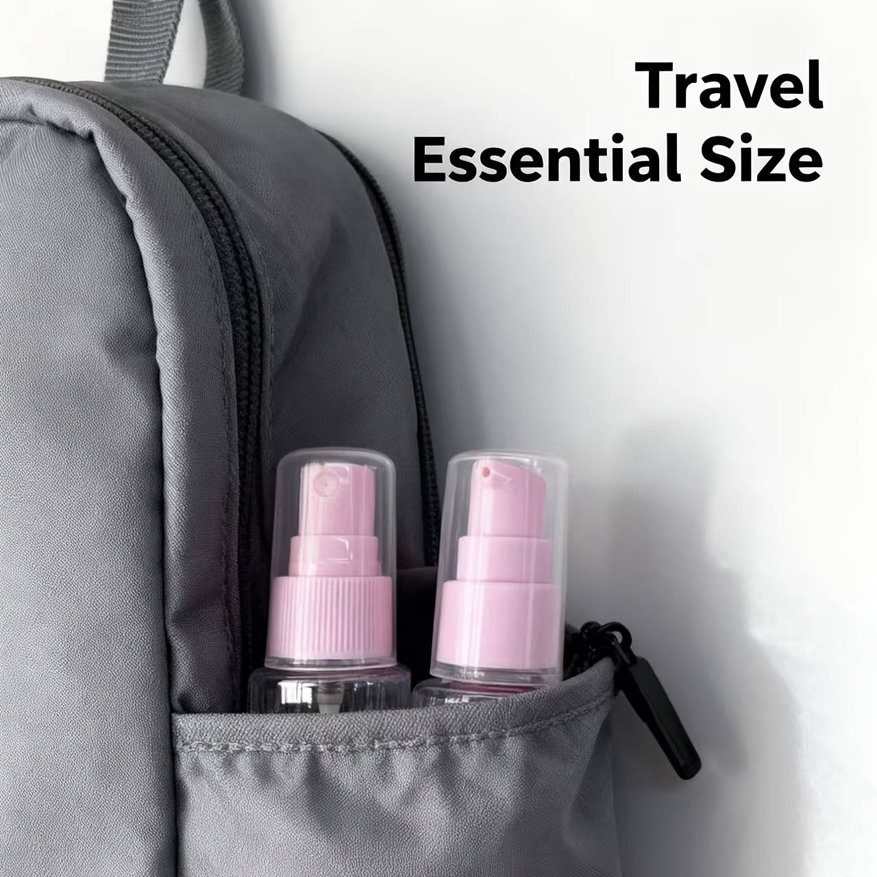 两瓶装旅行分装瓶按压式空瓶 便携化妆品小样分装神器 洗发水沐浴露乳液护肤品旅行出差必备 食品级材质安全不漏液 大容量耐用