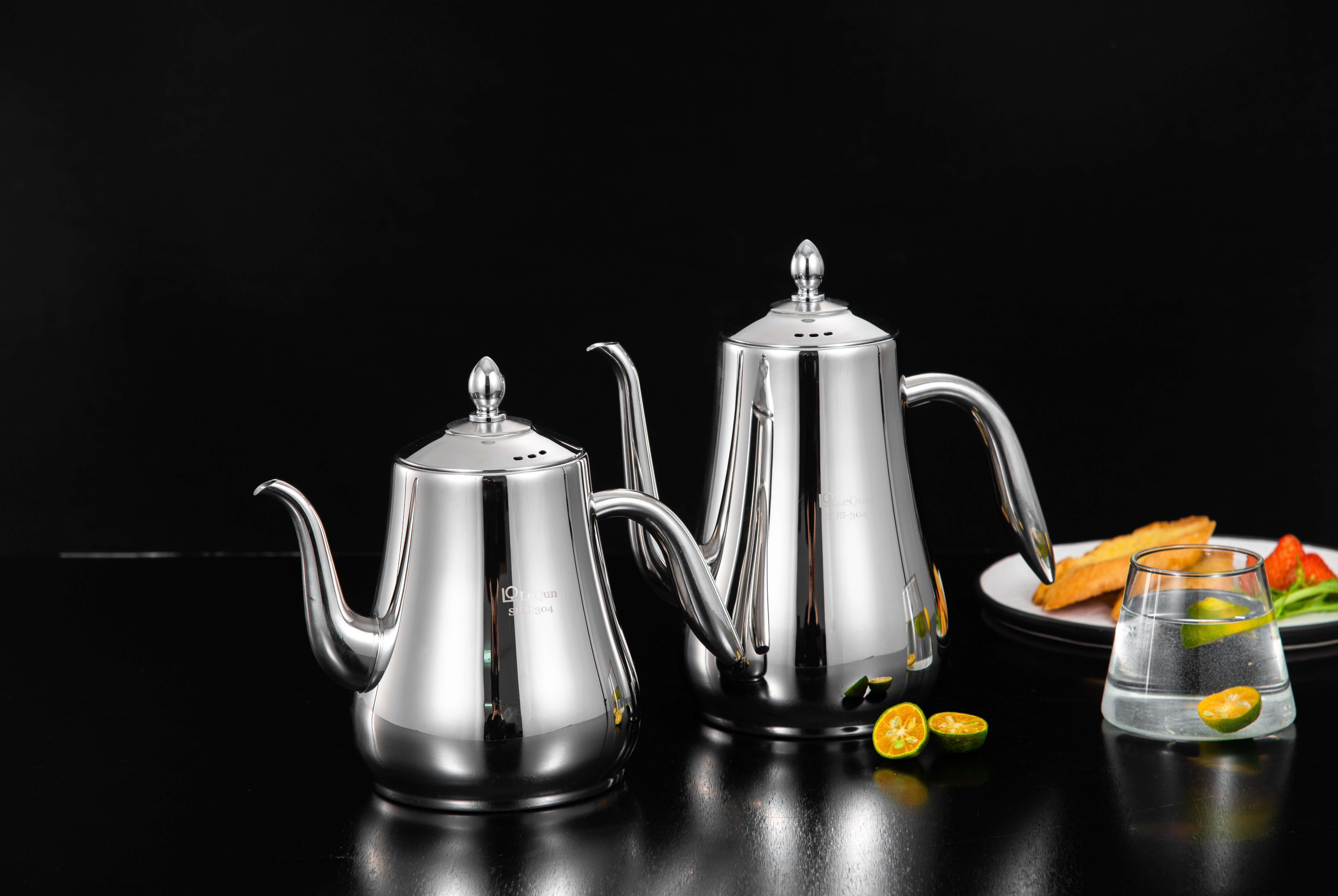 304不锈钢水壶、鸣音壶烧水壶咖啡壶 可带滤网长细嘴