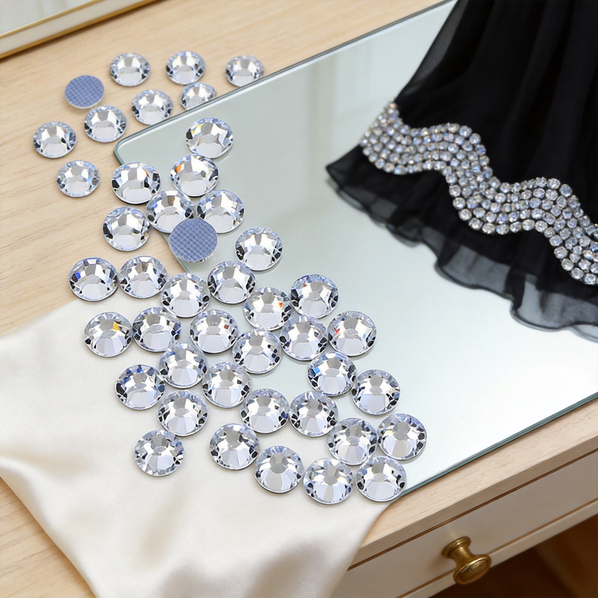 Cametti Natural Crystal Tree Craft: Transparent water Diamond crystal tree details Picture