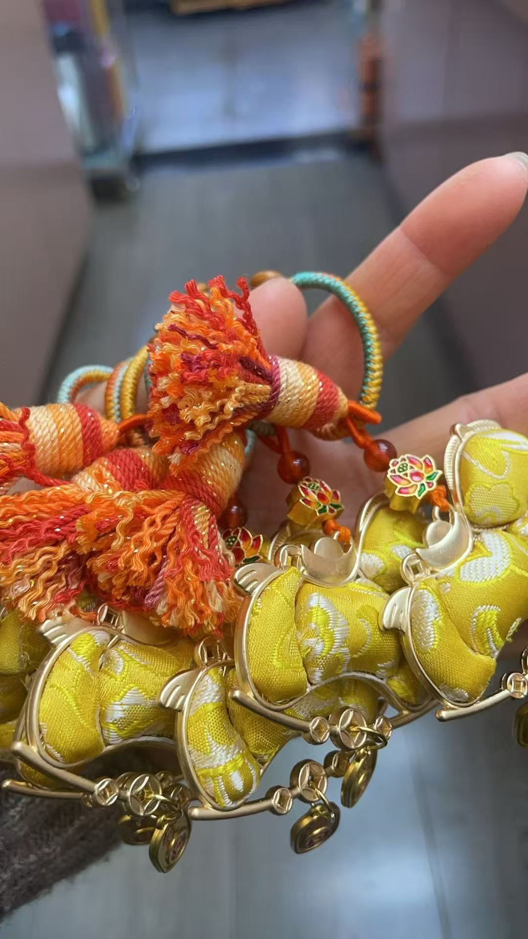 雅致品牌礼品/银箔配礼/银箔盒/配礼 银箔盒收纳盒 宋朝 明日方舟 非遗仿宋锦挂饰马年