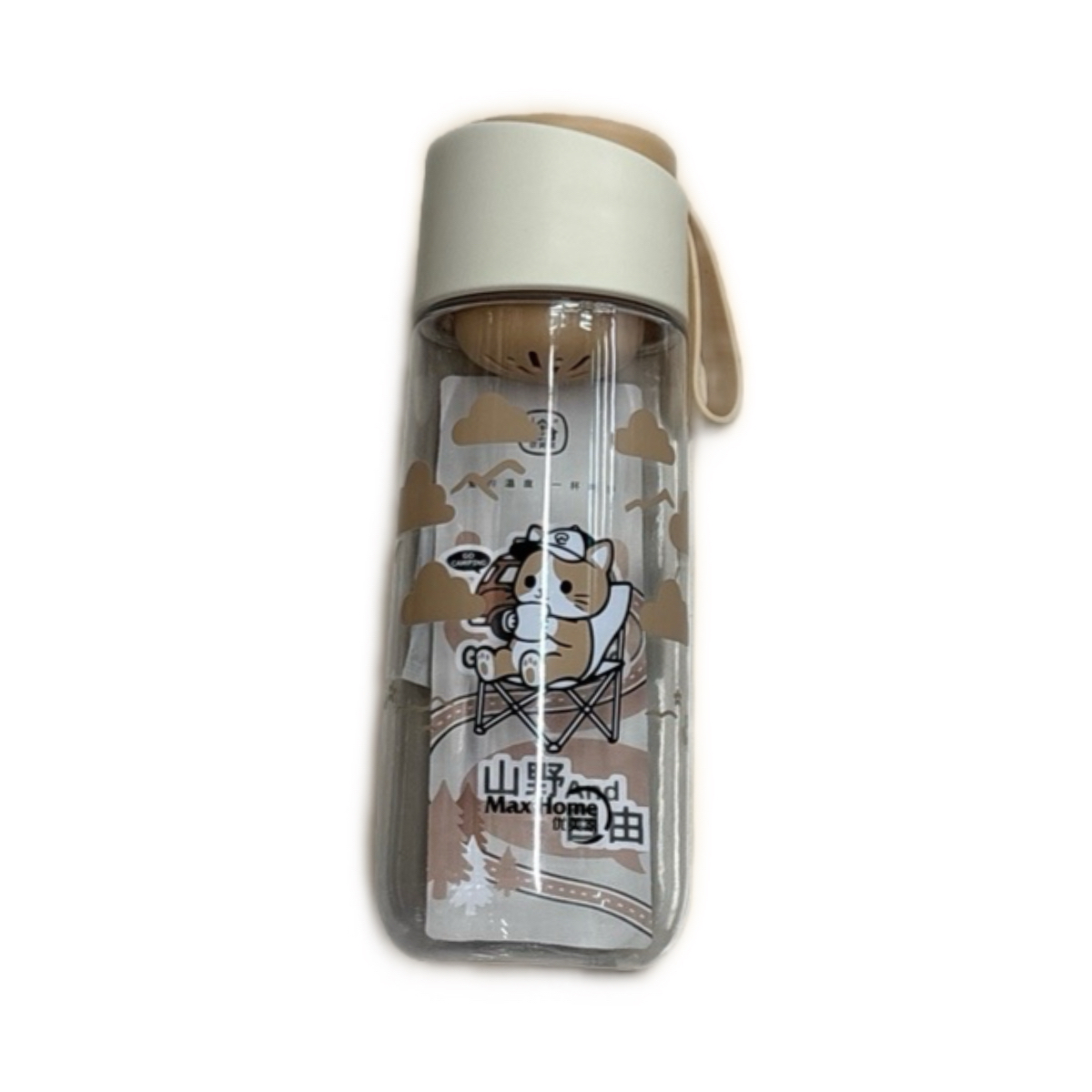 Plastic cup, large-capacity, high-temperature resistant household cup, transparent, durable, anti-drop cup, 550ML, HC-5763-1003L Item Picture