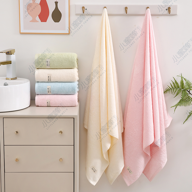 New bamboo fiber bath towel, best-selling gift bath towel, ecological super absorbent super soft Little bee bath towel 002 Specification image