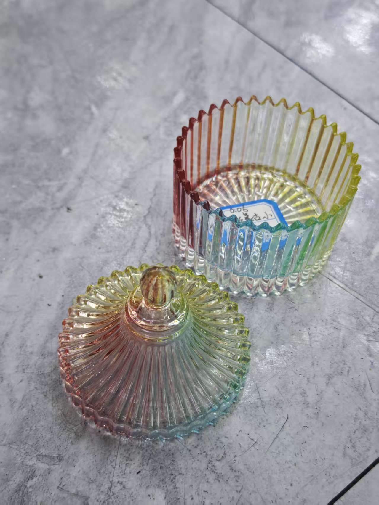 Colorful small yurt glass jar Application Scenario