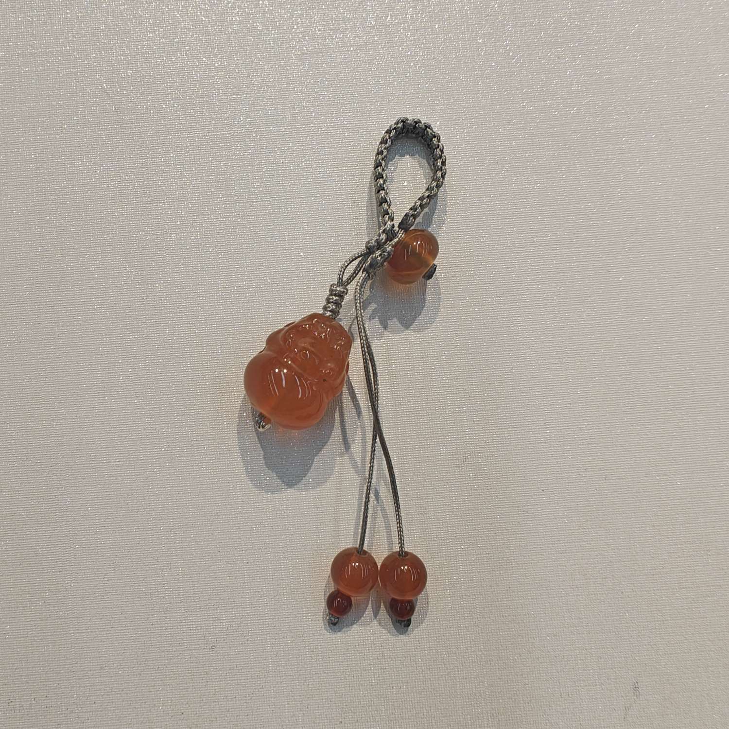 天然红玛瑙貔貅小滴溜小挂件提溜吊坠手链手串项链diy挂饰配件详情图5