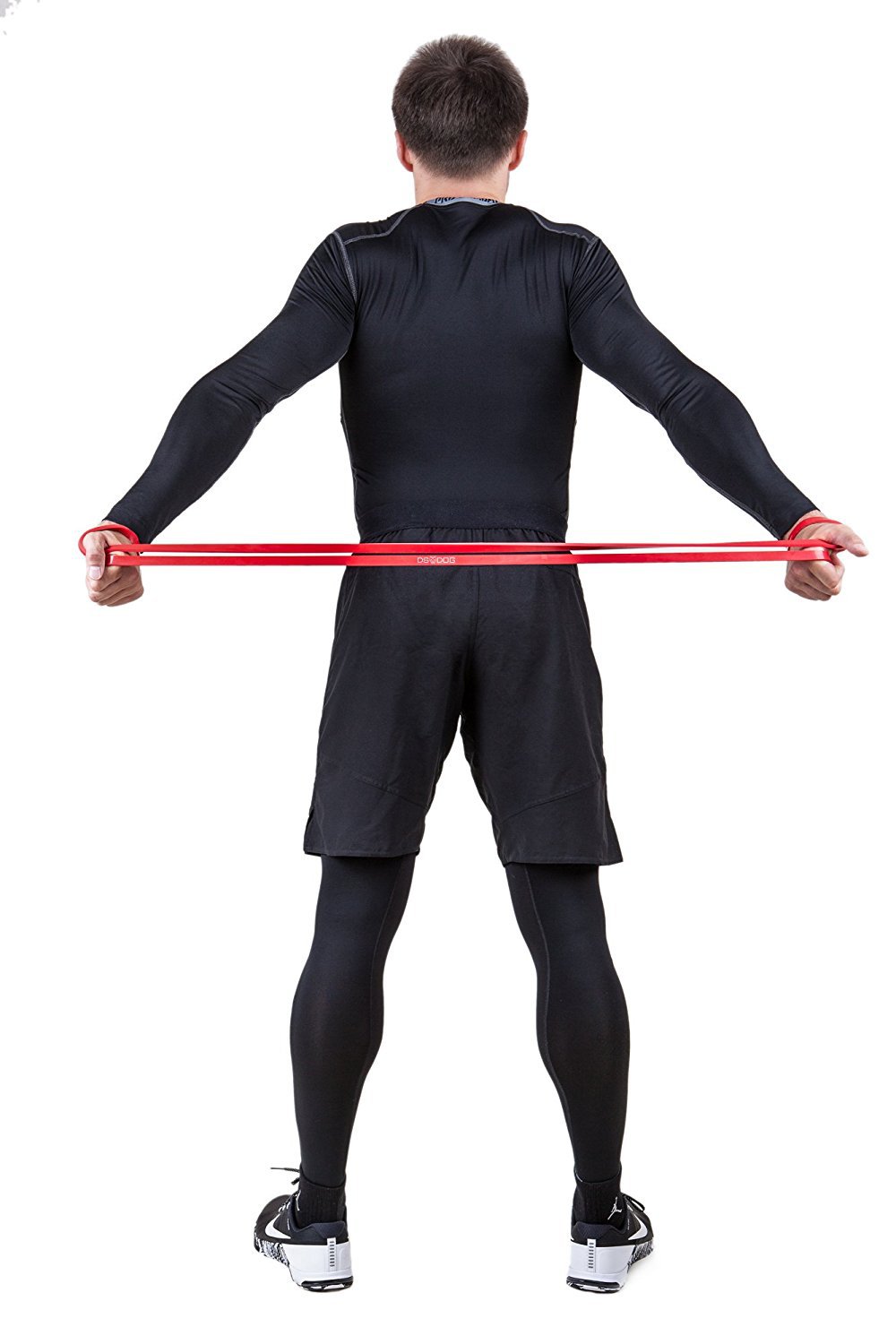 High-strength rebound resistance band, thickened training band, fitness equipment, resistance training, multi-functional resistance band, elastic band, fitness training, pectoral muscle resistance band, strength training, portable yoga, physical fitness Specification drawing