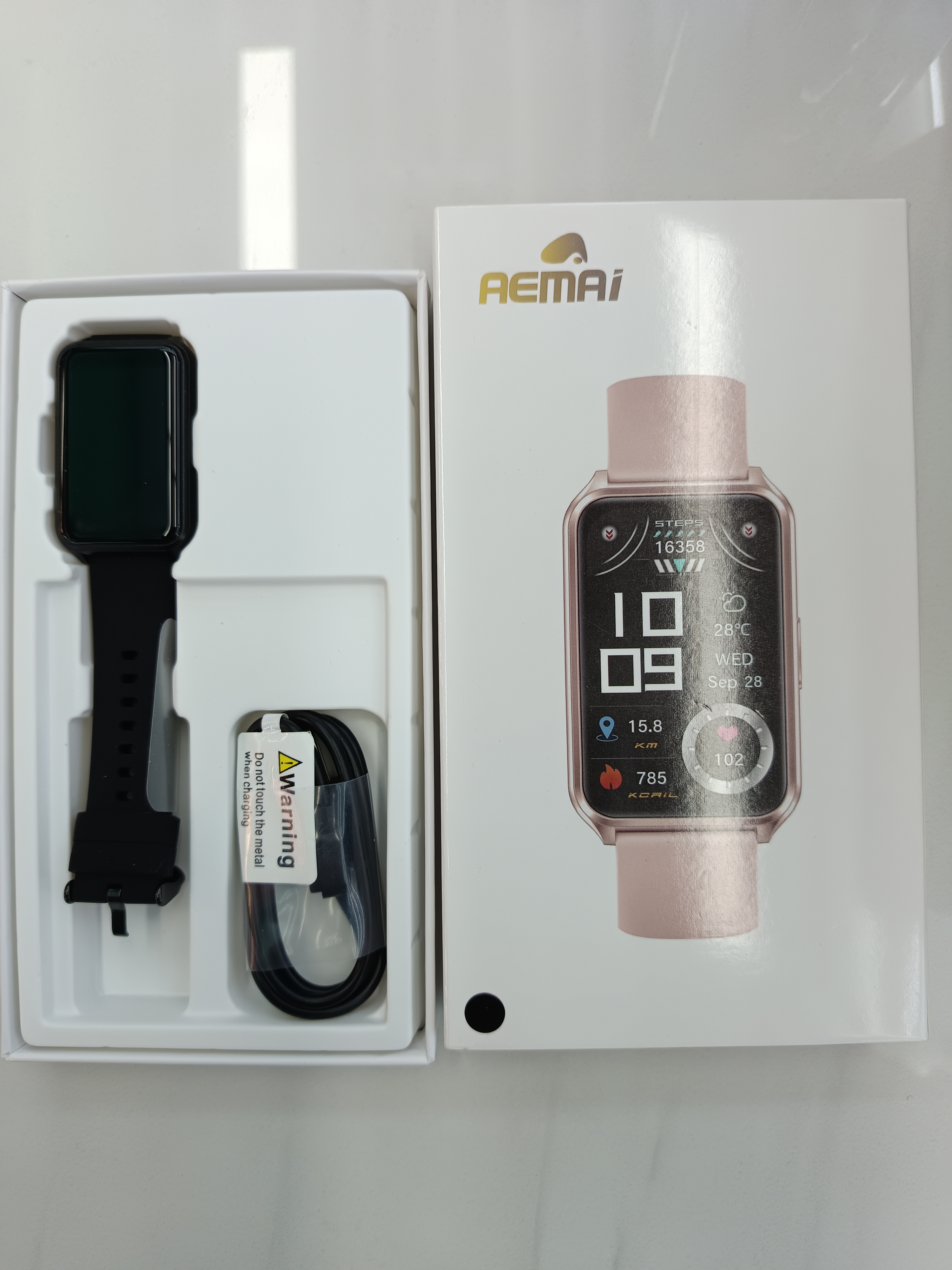 AEMAI YX119智能运动手表高配监测心率运动睡眠硅胶表带