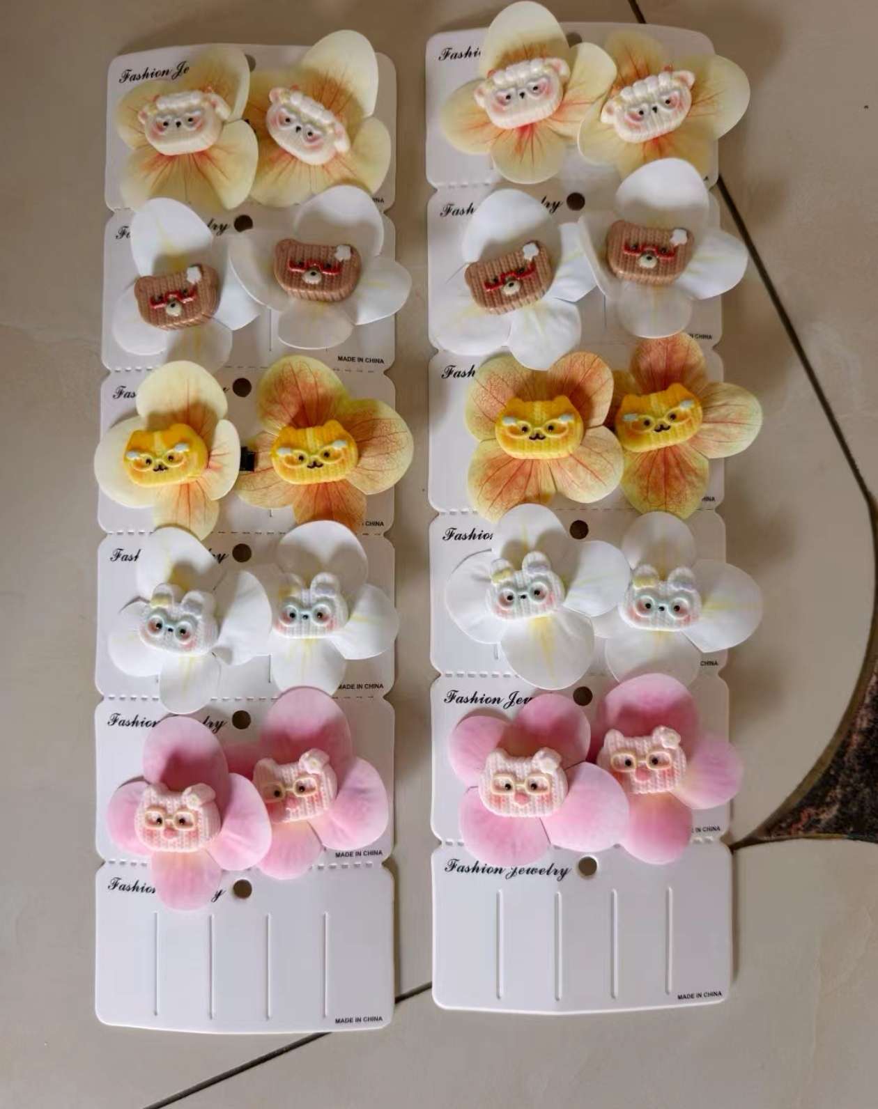 时尚潮流儿童对夹儿童发圈卡子夏季可爱头饰发夹饰品儿童发饰饰品儿童发夹